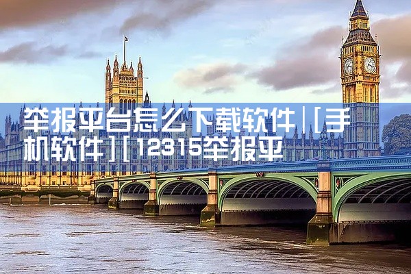 举报平台怎么下载软件