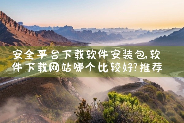 安全平台下载软件安装包