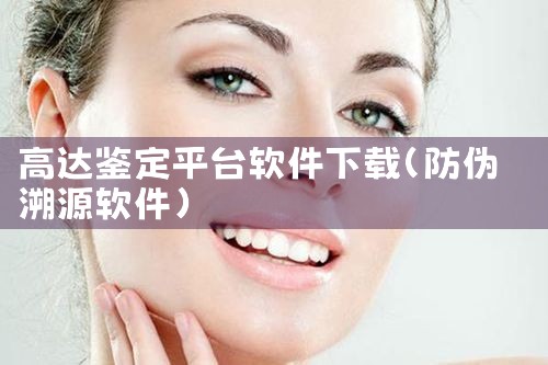 高达鉴定平台软件下载