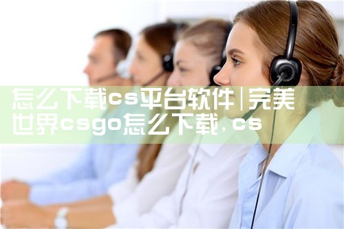 怎么下载cs平台软件